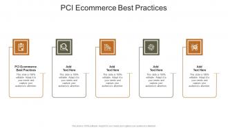 PCI Ecommerce Best Practices In Powerpoint And Google Slides Cpb