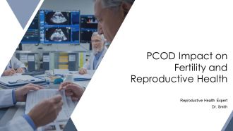 PCOD Impact On Fertility And Reproductive Health PPT Mockup AT