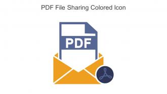 PDF File Sharing Colored Icon In Powerpoint Pptx Png And Editable Eps Format