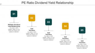 PE Ratio Dividend Yield Relationship Ppt PowerPoint Presentation Slides Outfit Cpb