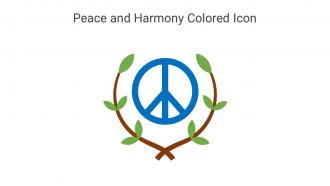 Peace And Harmony Colored Icon In Powerpoint Pptx Png And Editable Eps Format