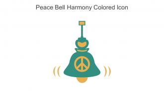 Peace Bell Harmony Colored Icon In Powerpoint Pptx Png And Editable Eps Format