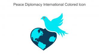 Peace Diplomacy International Colored Icon In Powerpoint Pptx Png And Editable Eps Format
