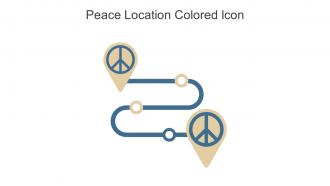 Peace Location Colored Icon In Powerpoint Pptx Png And Editable Eps Format