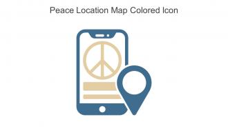 Peace Location Map Colored Icon In Powerpoint Pptx Png And Editable Eps Format