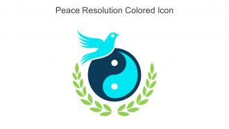 Peace Resolution Colored Icon In Powerpoint Pptx Png And Editable Eps Format