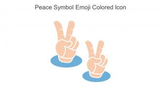 Peace Symbol Emoji Colored Icon In Powerpoint Pptx Png And Editable Eps Format