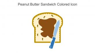 Peanut Butter Sandwich Colored Icon In Powerpoint Pptx Png And Editable Eps Format