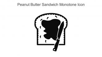 Peanut Butter Sandwich Monotone Icon In Powerpoint Pptx Png And Editable Eps Format