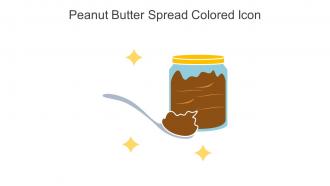 Peanut Butter Spread Colored Icon In Powerpoint Pptx Png And Editable Eps Format