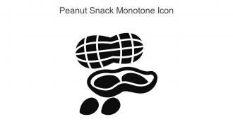Peanut Snack Monotone Icon In Powerpoint Pptx Png And Editable Eps Format