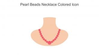 Pearl Beads Necklace Colored Icon In Powerpoint Pptx Png And Editable Eps Format
