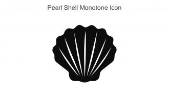 Pearl Shell Monotone Icon In Powerpoint Pptx Png And Editable Eps Format