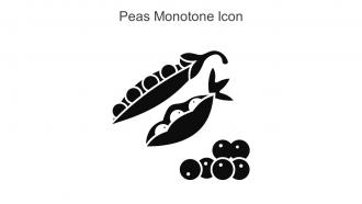 Peas Monotone Icon In Powerpoint Pptx Png And Editable Eps Format