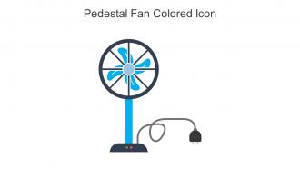 Pedestal Fan Colored Icon In Powerpoint Pptx Png And Editable Eps Format