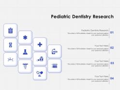 Pediatric dentistry research ppt powerpoint presentation professional rules