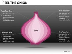 Peel the onion powerpoint presentation slides db