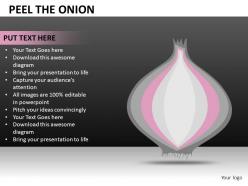 Peel the onion powerpoint presentation slides db