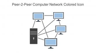 Peer 2 Peer Computer Network Colored Icon In Powerpoint Pptx Png And Editable Eps Format