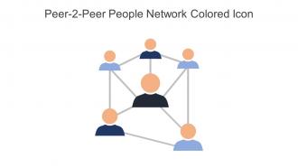 Peer 2 Peer People Network Colored Icon In Powerpoint Pptx Png And Editable Eps Format