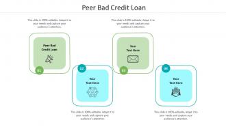 Peer bad credit loan ppt powerpoint presentation styles background image cpb