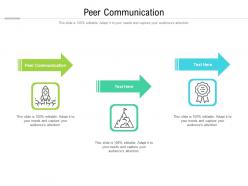 Peer communication ppt powerpoint presentation professional ideas cpb