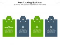 Peer lending platforms ppt powerpoint presentation file backgrounds cpb