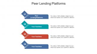Peer lending platforms ppt powerpoint presentation infographic template format cpb