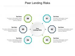 Peer lending risks ppt powerpoint presentation portfolio format ideas cpb
