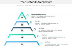 Peer network architecture ppt powerpoint presentation ideas samples cpb