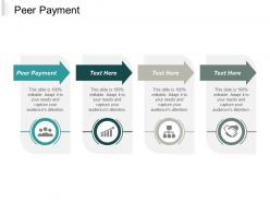 Peer payment ppt powerpoint presentation infographics backgrounds cpb