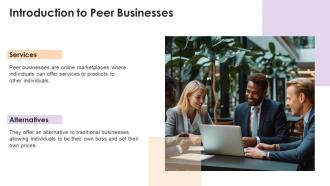 Peer Peer Businesses powerpoint presentation and google slides ICP Professional Captivating