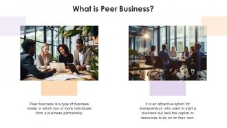 Peer Peer Businesses powerpoint presentation and google slides ICP Colorful Captivating