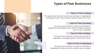 Peer Peer Businesses powerpoint presentation and google slides ICP Visual Captivating