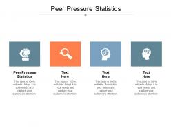 Peer pressure statistics ppt powerpoint presentation inspiration design ideas cpb