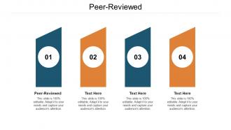 Peer reviewed ppt powerpoint presentation show brochure cpb
