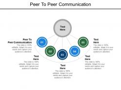 Peer to peer communication ppt powerpoint presentation portfolio show cpb