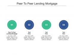 Peer to peer lending mortgage ppt powerpoint presentation summary template cpb