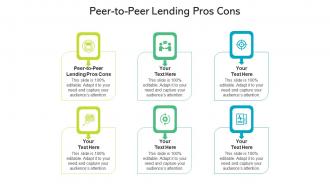 Peer to peer lending pros cons ppt powerpoint presentation outline show cpb