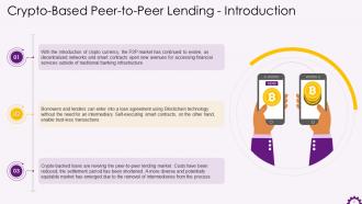 Peer To Peer Lending With Decentralized Finance Training Ppt