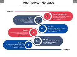 Peer to peer mortgage ppt powerpoint presentation outline icons cpb