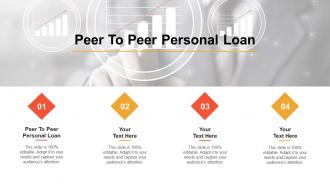 Peer to peer personal loan ppt powerpoint presentation layouts backgrounds cpb