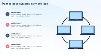 Peer To Peer Systems Network Icon
