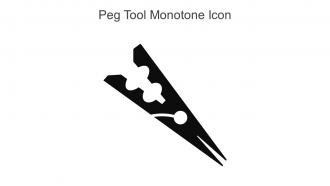 Peg Tool Monotone Icon In Powerpoint Pptx Png And Editable Eps Format
