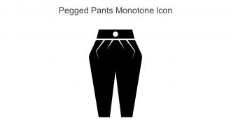 Pegged Pants Monotone Icon In Powerpoint Pptx Png And Editable Eps Format