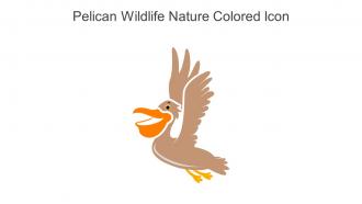 Pelican Wildlife Nature Colored Icon In Powerpoint Pptx Png And Editable Eps Format