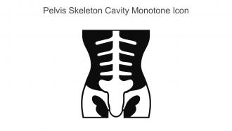 Pelvis Skeleton Cavity Monotone Icon In Powerpoint Pptx Png And Editable Eps Format
