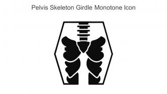 Pelvis Skeleton Girdle Monotone Icon In Powerpoint Pptx Png And Editable Eps Format