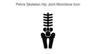 Pelvis Skeleton Hip Joint Monotone Icon In Powerpoint Pptx Png And Editable Eps Format