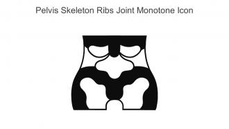 Pelvis Skeleton Ribs Joint Monotone Icon In Powerpoint Pptx Png And Editable Eps Format